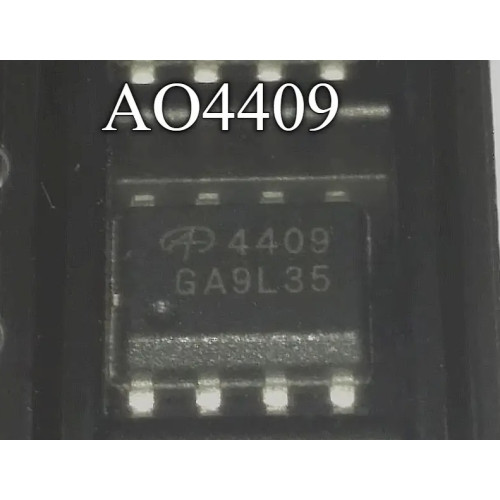 AO4409, (4409), MOSFET transistor, P Channel, 30V, 15A, SOP8