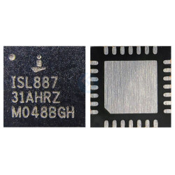 INTERSIL ISL88731AHRZ IC, BATTERY CHARGER, LI-ION, 8A, TQFN-28